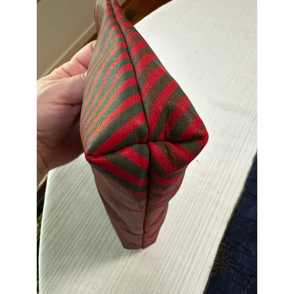 Gucci Red and Green Stripe Pouch